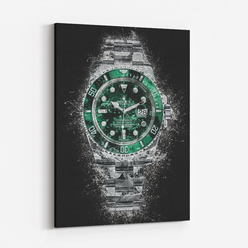 Watch Drawing Tribute To Rolex Submariner Date 126610LV By Ben Li –  aBlogtoWatchStore