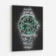 Rolex Hulk Abstract Art Print