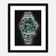 Rolex Hulk Abstract Art Print