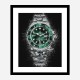 Rolex Hulk Abstract Art Print