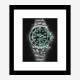 Rolex Hulk Abstract Art Print