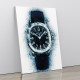 Patek Aquanaut Blue Abstract Art Print