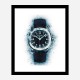 Patek Aquanaut Blue Abstract Art Print