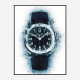 Patek Aquanaut Blue Abstract Art Print