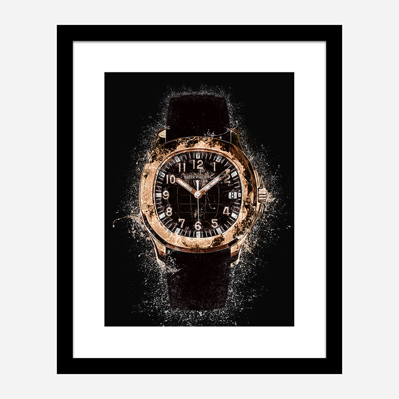 Patek Aquanaut Gold Abstract Art Print