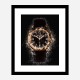 Patek Aquanaut Gold Abstract Art Print