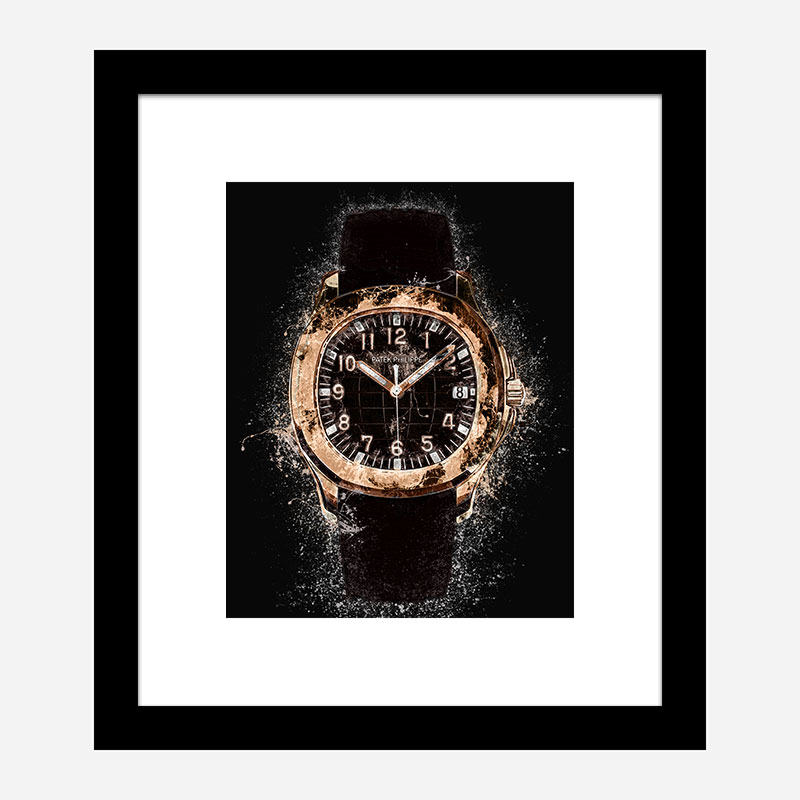 Patek Aquanaut Gold Abstract Art Print