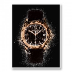 Patek Aquanaut Gold Abstract Art Print