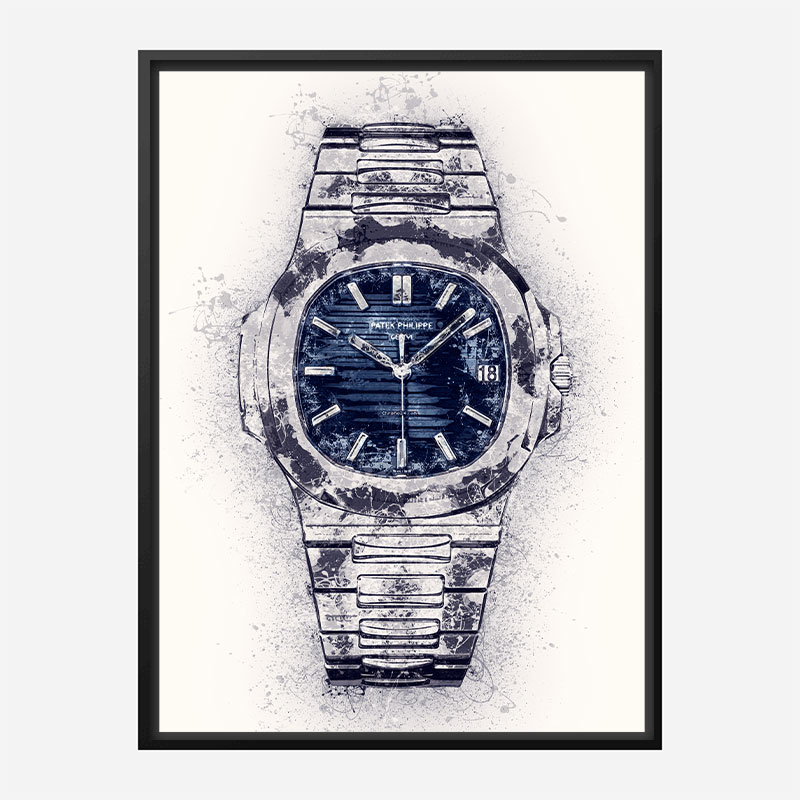 Patek Nautilus Abstract Art Print