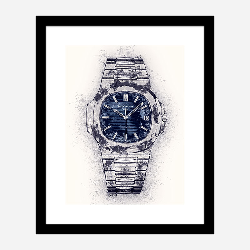 Patek Nautilus Abstract Art Print