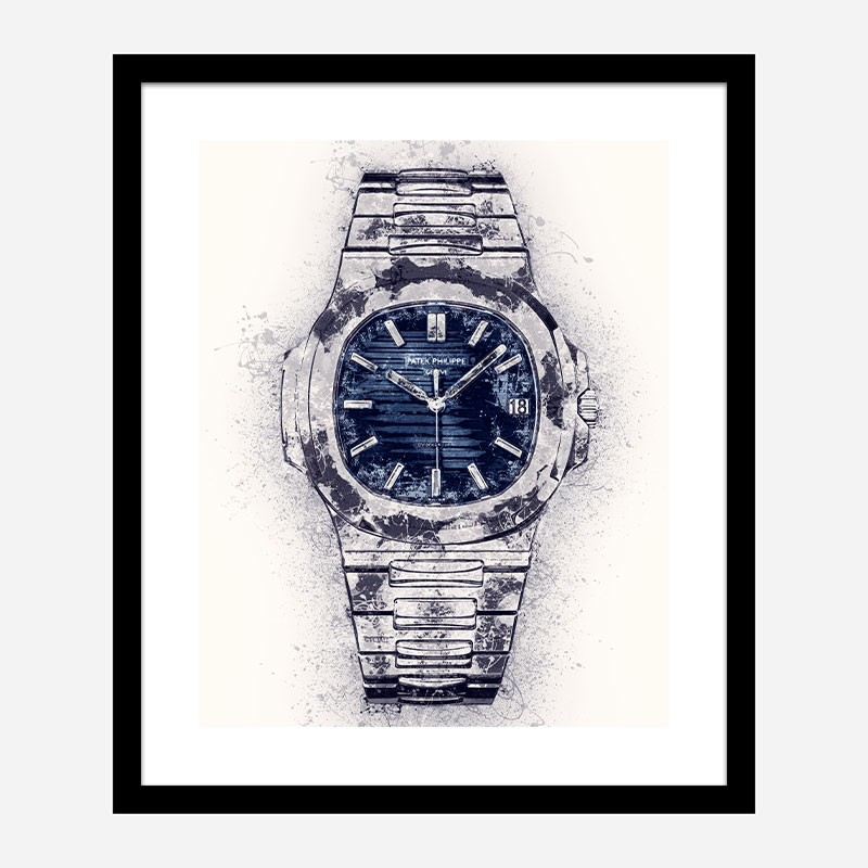 Patek Nautilus Abstract Art Print