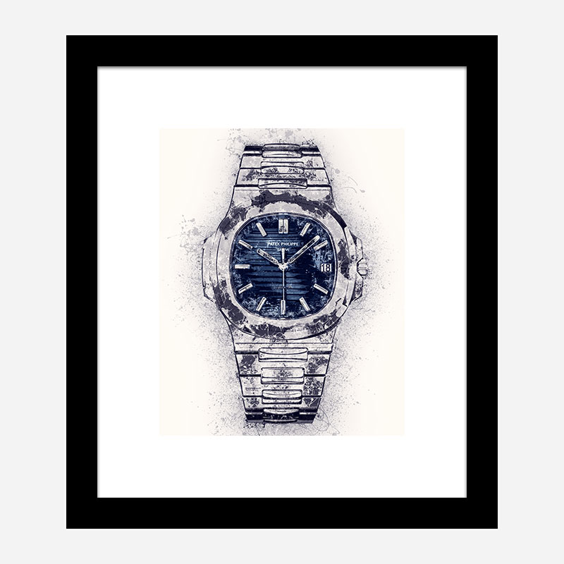 Patek Nautilus Abstract Art Print