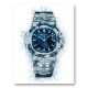 Patek Nautilus Blue Abstract Art Print