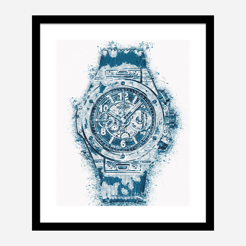 Unico Sapphire Abstract Art Print