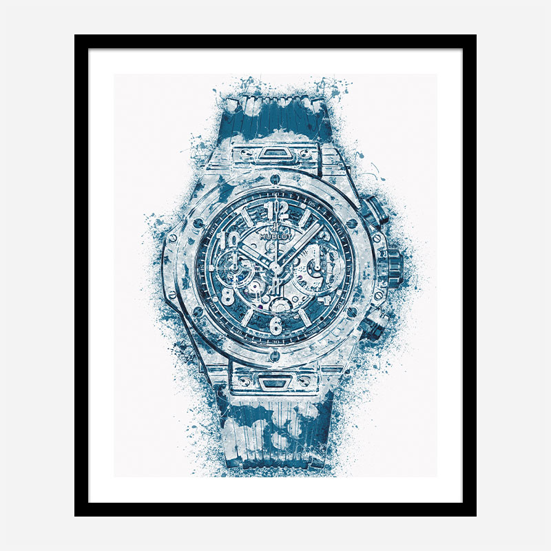 Unico Sapphire Abstract Art Print