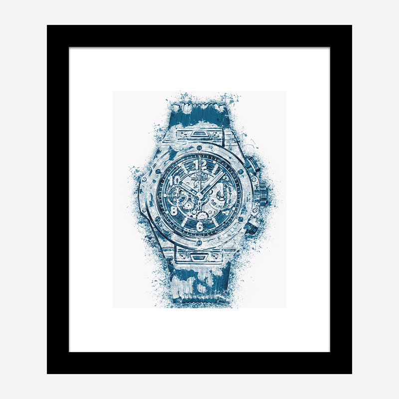 Unico Sapphire Abstract Art Print