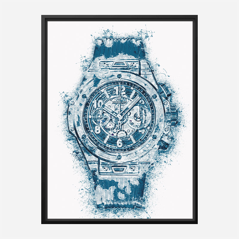 Unico Sapphire Abstract Art Print