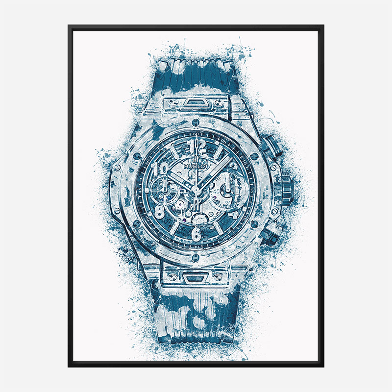 Unico Sapphire Abstract Art Print