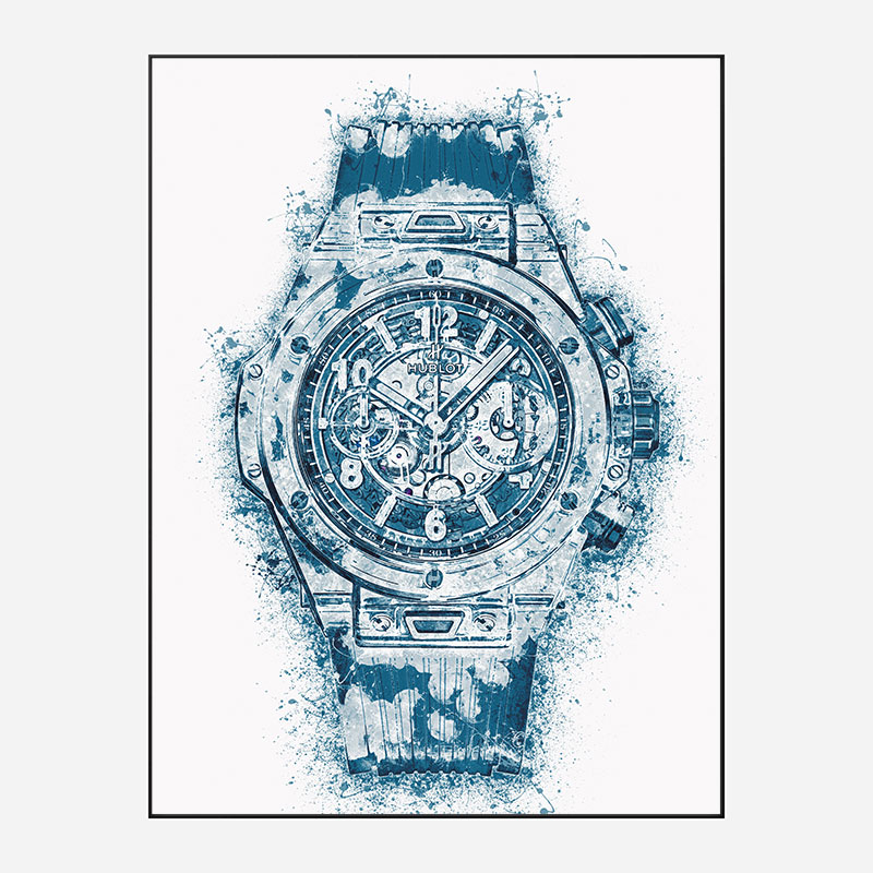 Unico Sapphire Abstract Art Print