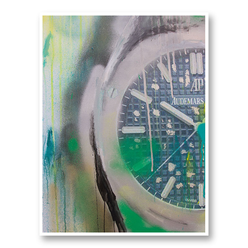 AP Green Abstract Art Print AP Green Abstract Art Print