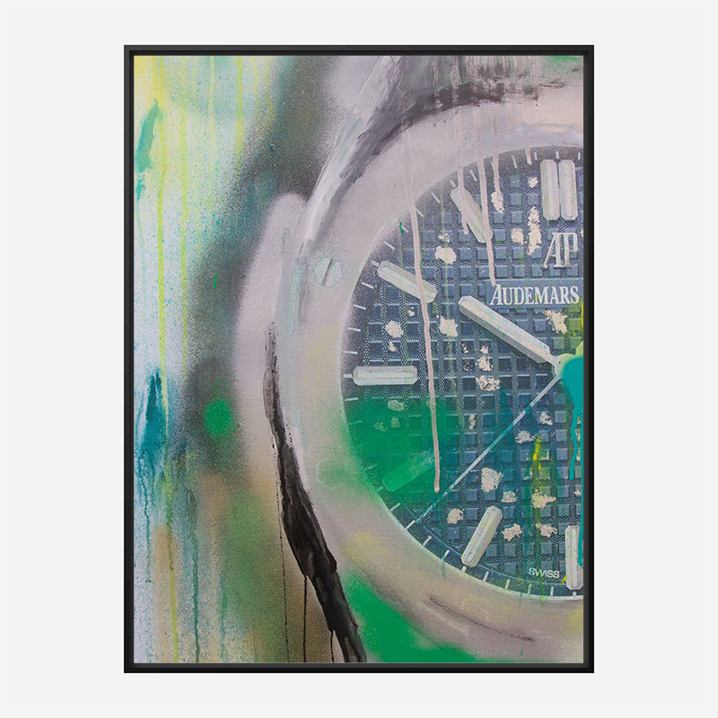 AP Green Abstract Art Print AP Green Abstract Art Print