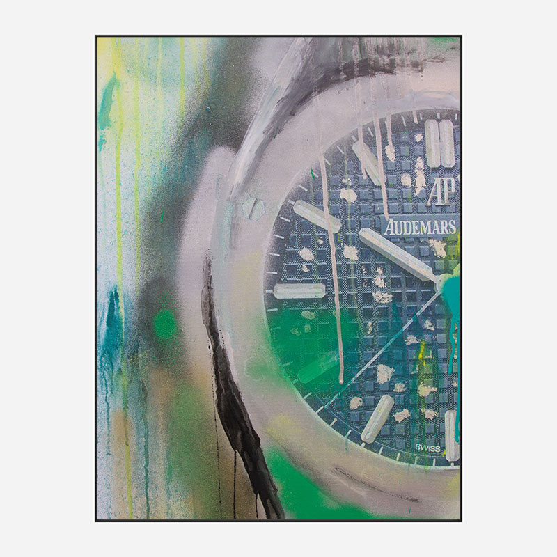AP Green Abstract Art Print AP Green Abstract Art Print