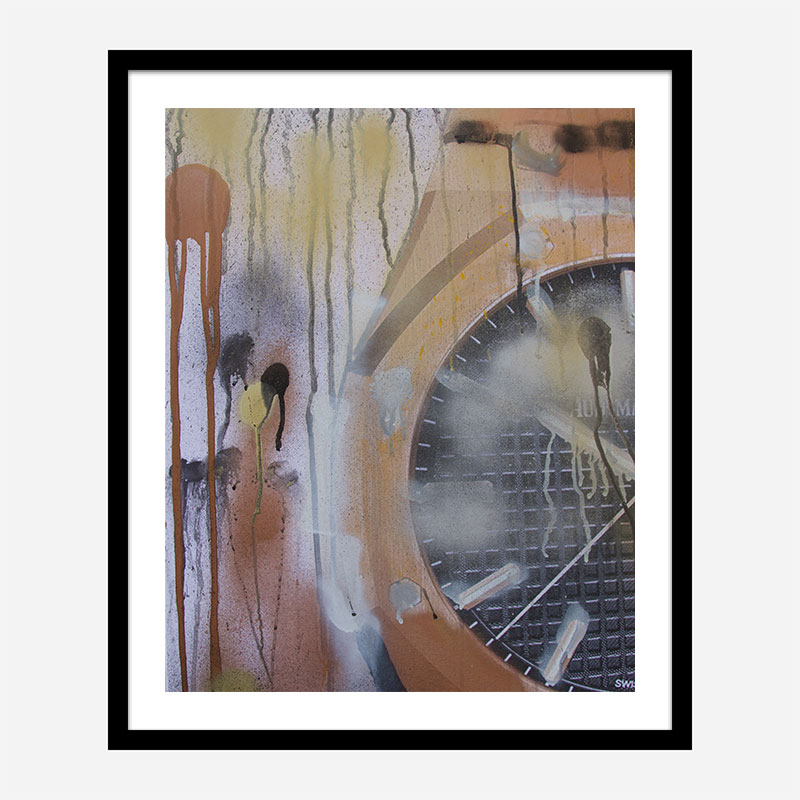 AP Gold Abstract Art Print AP Gold Abstract Art Print