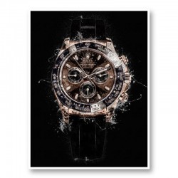 Daytona Rose Gold Abstract Art Print