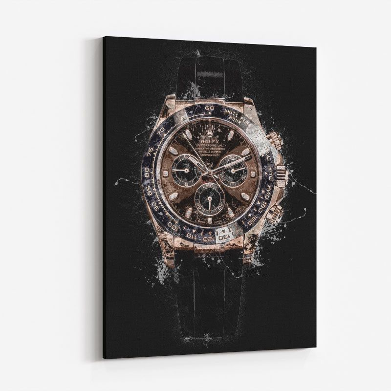 Daytona Rose Gold Abstract Art Print