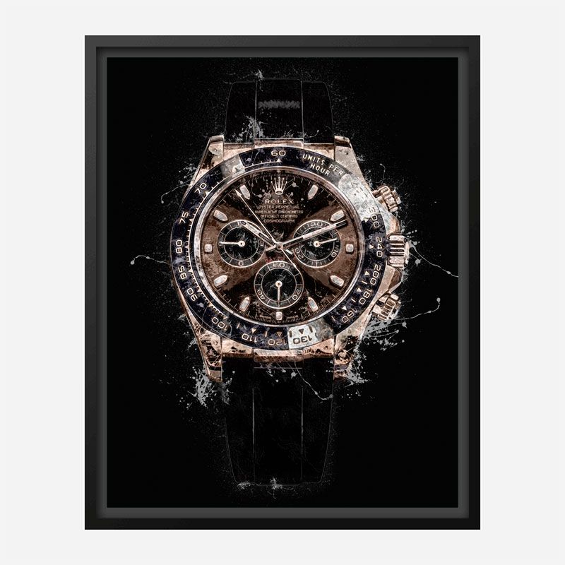 Daytona Rose Gold Abstract Art Print