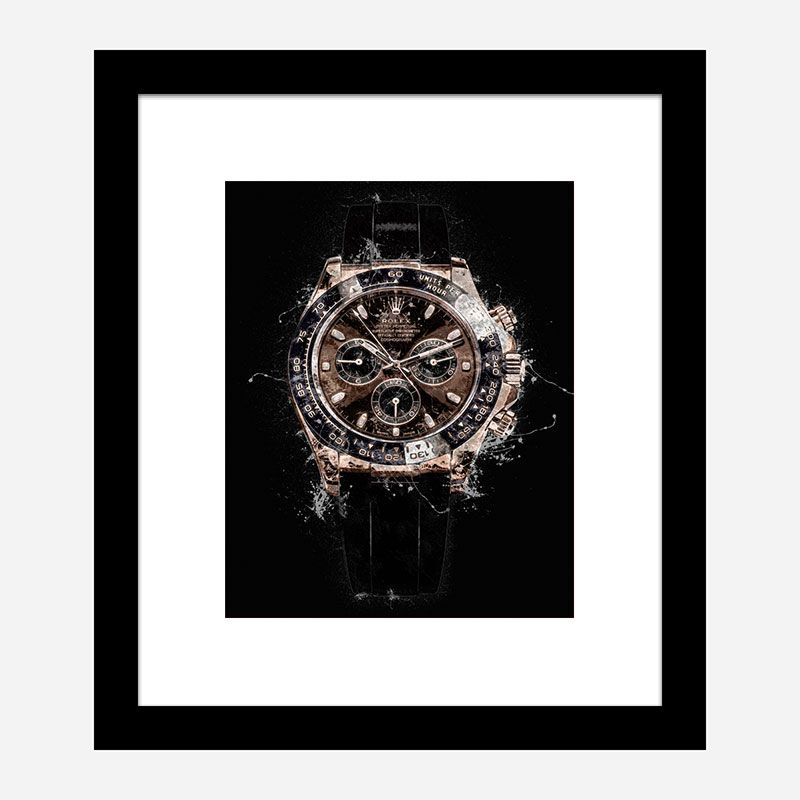 Daytona Rose Gold Abstract Art Print