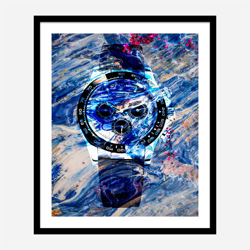 Daytona Liquid Abstract Art Print