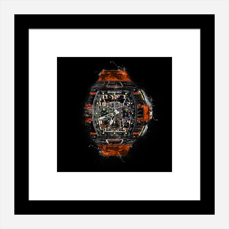RM 11 Watch Grunge Wall Art Print