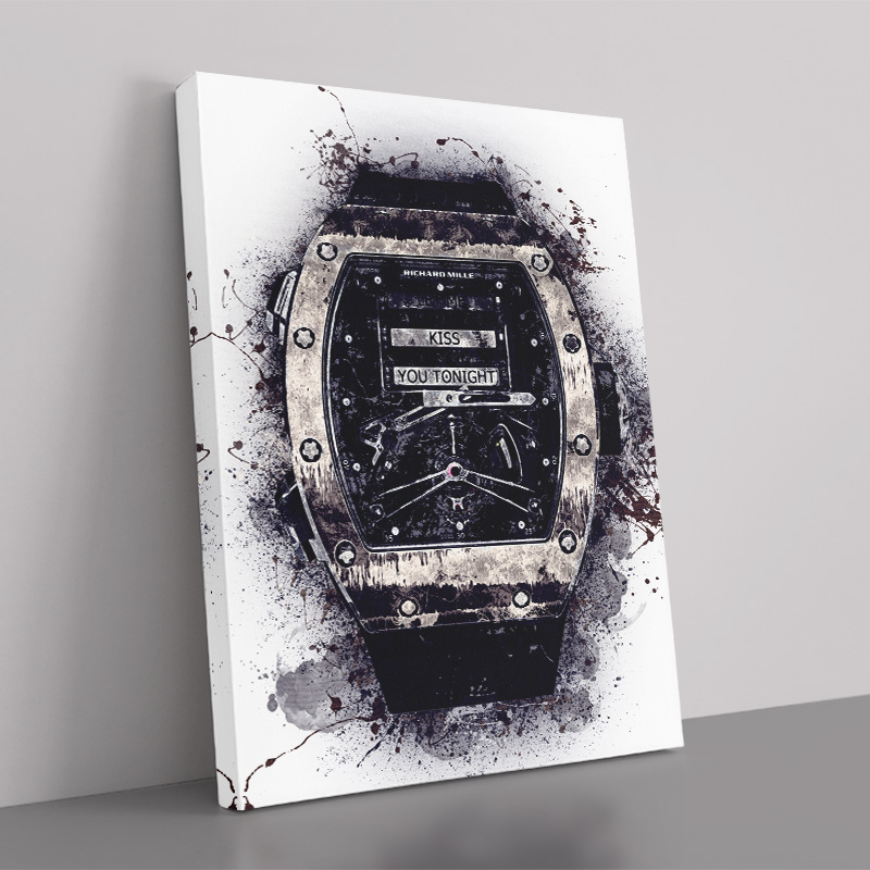 RM 69 Dark Grunge Abstract Art Print