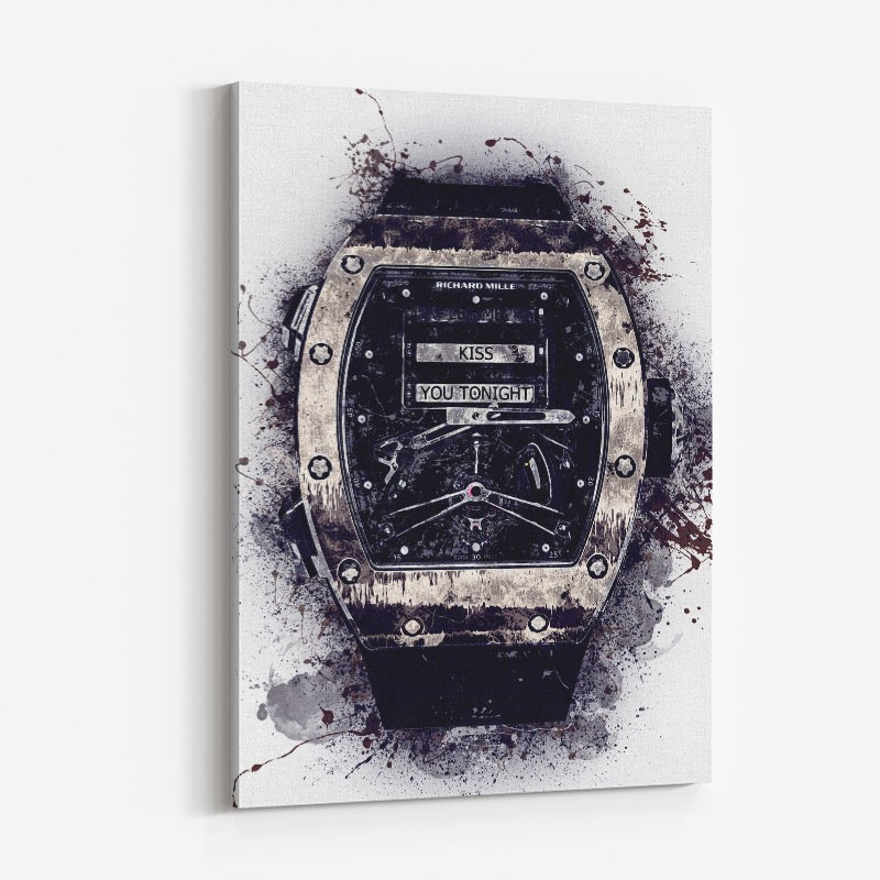 RM 69 Dark Grunge Abstract Art Print