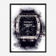 RM 69 Dark Grunge Abstract Art Print