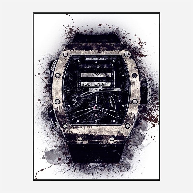 RM 69 Dark Grunge Abstract Art Print