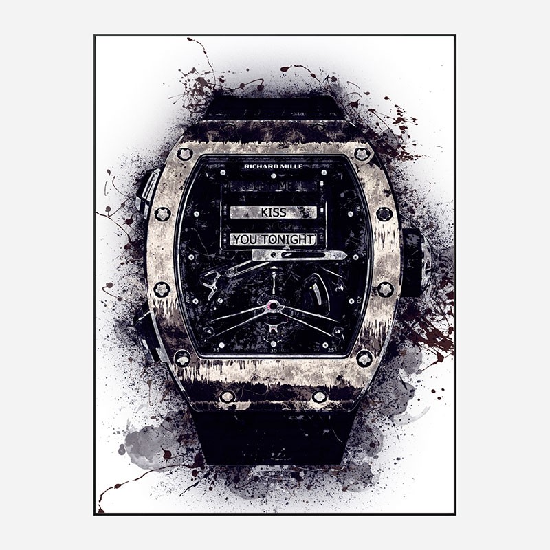 RM 69 Dark Grunge Abstract Art Print