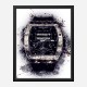 RM 69 Dark Grunge Abstract Art Print