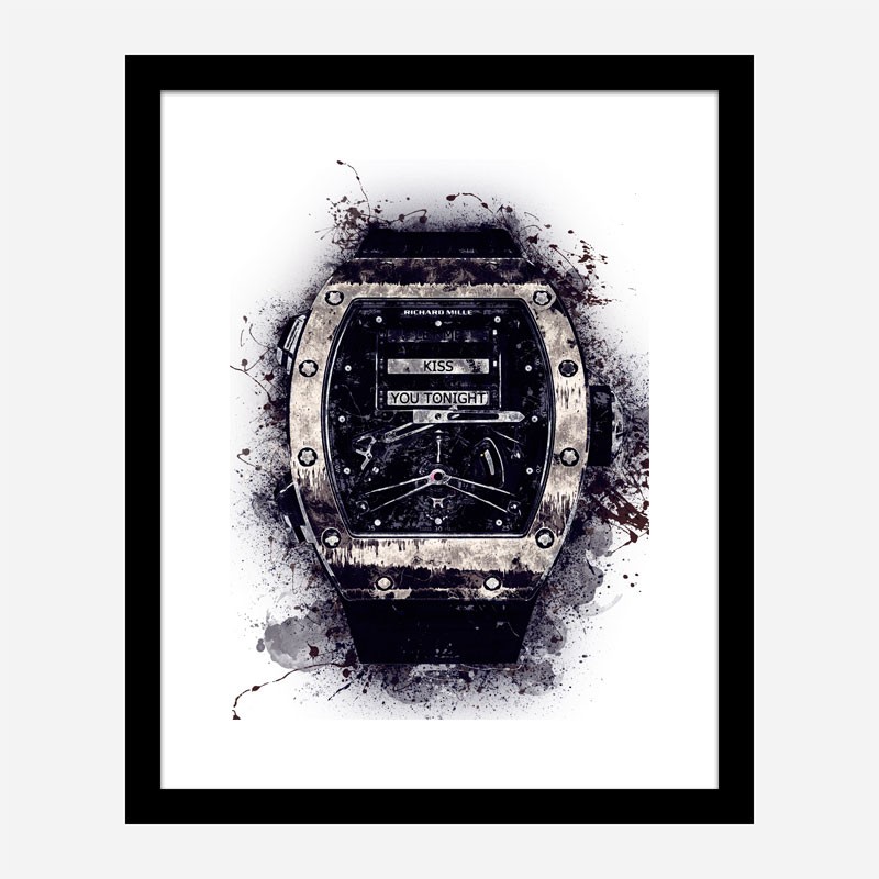 RM 69 Dark Grunge Abstract Art Print