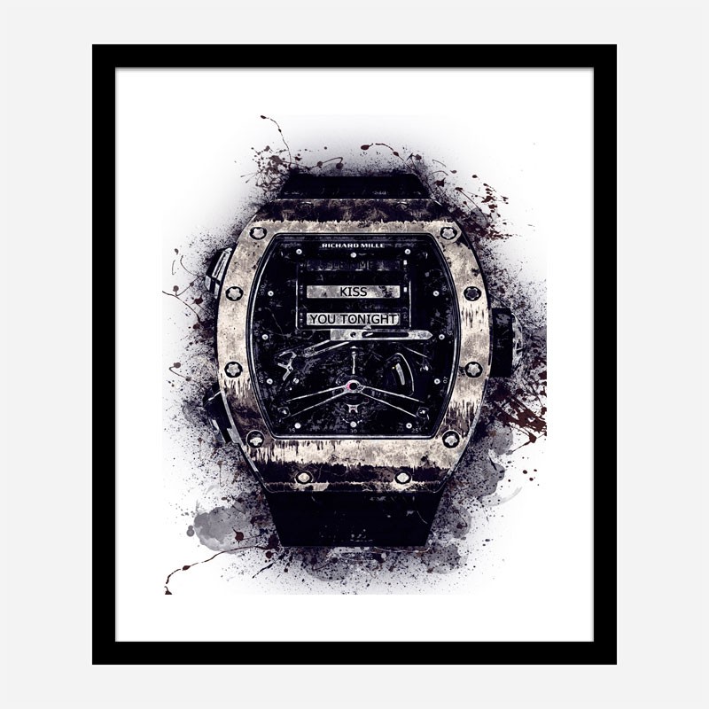 RM 69 Dark Grunge Abstract Art Print