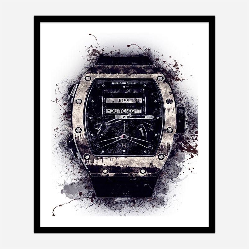 RM 69 Dark Grunge Abstract Art Print