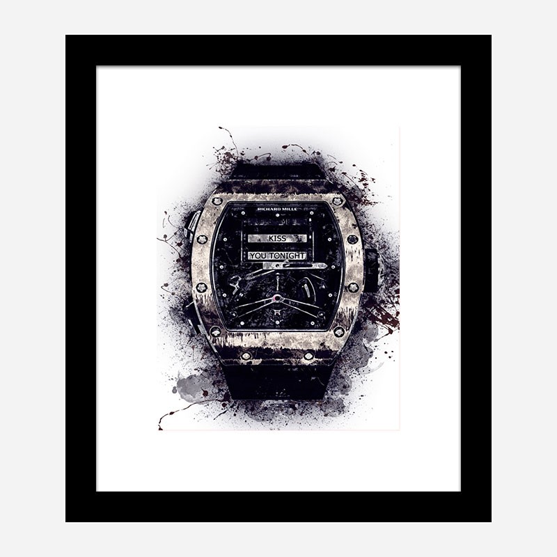 RM 69 Dark Grunge Abstract Art Print