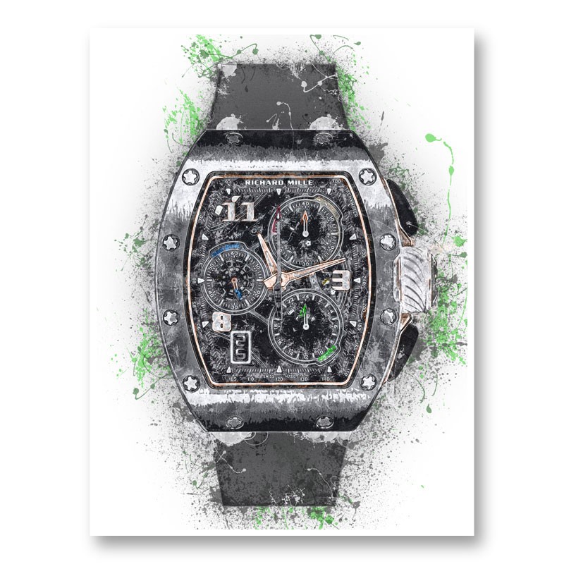 RM 72 Grey Grunge Abstract Art Print