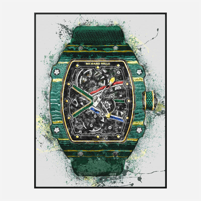 RM 67-02 Watch Abstract Art Print