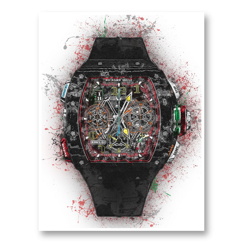 RM 65 Watch Abstract Art Print