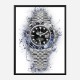 Rolex Batman Abstract Art Print