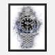 Rolex Batman Abstract Art Print