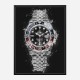 Rolex Pepsi On Black Abstract Art Print