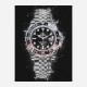 Rolex Pepsi On Black Abstract Art Print